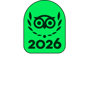 Green badge with owl icon, laurel wreath, and '2026' text at the bottom.