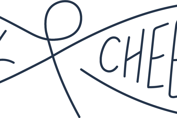 Pick & Cheese logo with infinity symbol design.